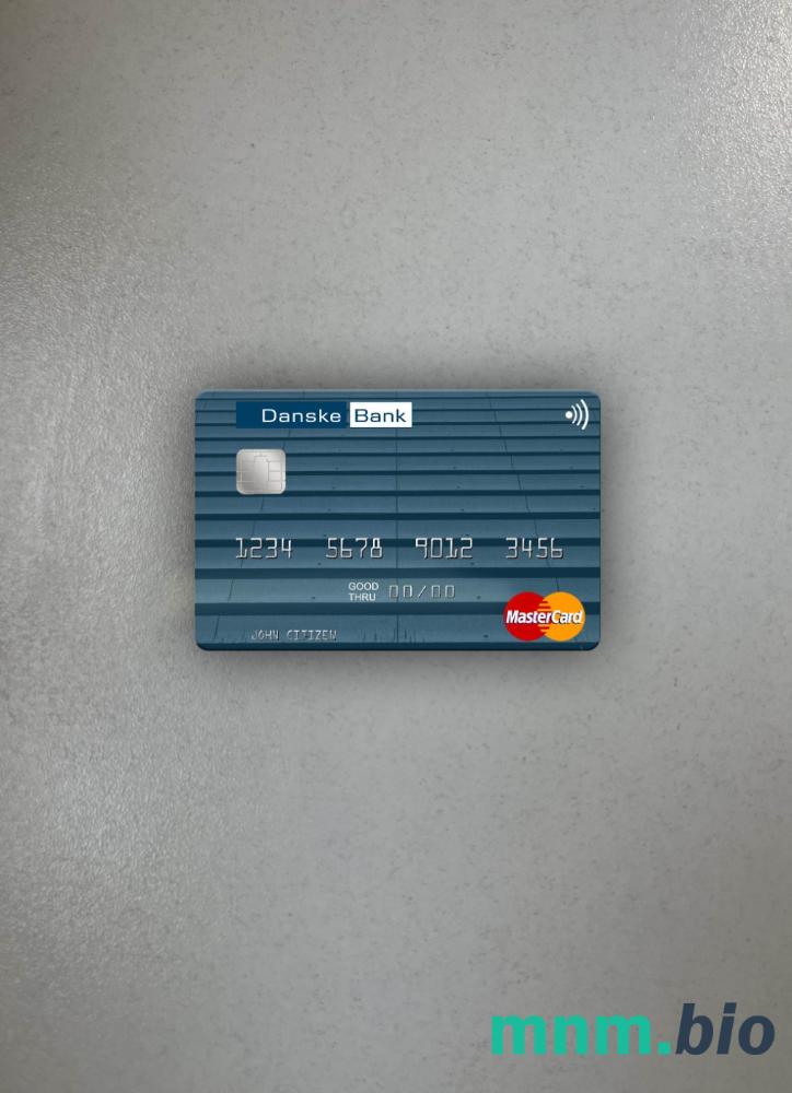 Lithuania Danske bank wygląd zdjęcia mastercard skan PSD + zdjęcie